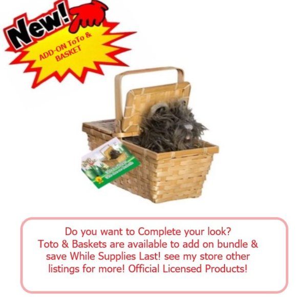 Wizard of Oz Dorothy Dress Costume Adult Halloween Party 🆕FAST😮‍💨⚡🚚 - Picture 12 of 13